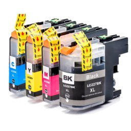 (4pack) BROTHER LC-227XL VALBP ( LC227XL VALBP multipack ) - kompatibilné náplne do tlačiarne Brother