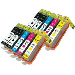 (10-pack) HP 655 XL multipack - kompatibilné náplne do tlačiarne HP