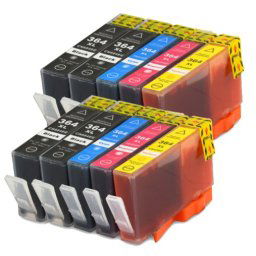 (10-pack) HP 364 XL multipack - kompatibilné náplne do tlačiarne HP