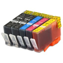 (5-pack) HP364XL multipack - kompatibilné náplne do tlačiarne HP