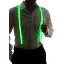 Párty Traky LED blikajúce - zelené
