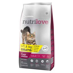 Nutrilove Cat Adult granule s čerstvým mäsom pre mačky 8kg