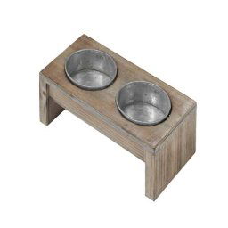 EBI D&D HOMECOLLECTION DINNERSET 1 30x14x12cm/WOOD&ZINC/SMALL