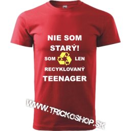 Pánske tričko Recyklovaný teaneger.