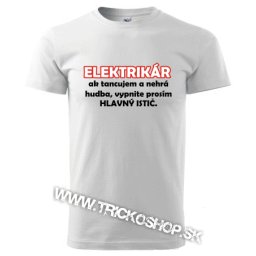 Pánske tričko Elektrikár