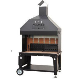 SCINTILLA CLASSIC 130 mobilný záhradný gril na drevo