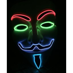 Anonymous maska viacfarebná