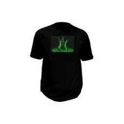 Zvukovo senzitívne tričko - Green guitar