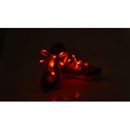 Párty šnúrky do topánok - LED červené