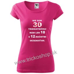 Nie som tridsiatnička