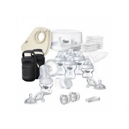 Tommee Tippee Sada dojčenských fľaštičiek C2N so sterilizátorom a odsávačkou