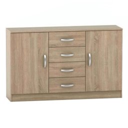Kondela Komoda, 150cm, kombinovaná, dub sonoma, BETTY 2, BE02-019-00