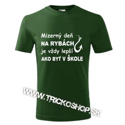 Detské tričko Mizerný deň rybách