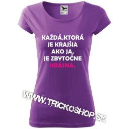 Humorné dámske tričko