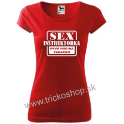 Tričko sex inštruktorka