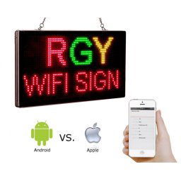 Reklamná LED tabula s WiFi - panel 33 cm x 18 cm