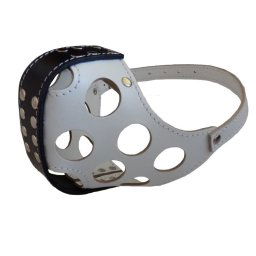 Náhubok Pitbull IV - čierny,biely