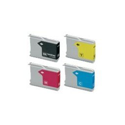 Kazety kompatibilné s Brother LC1000 - 4pack