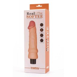 LoveToy REAL SOFTEE Vibrating Dildo 7,8