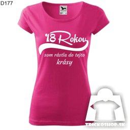 Trápne tričko k narodeninám na 18