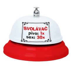 Stolový zvolávač na pivo a sex