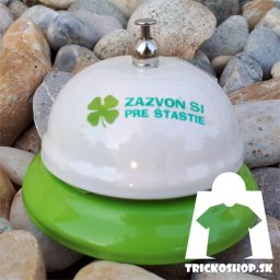 Stolový zvonček pre šťastie