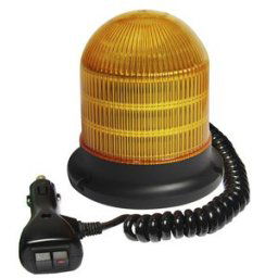 Oranžový maják na auto LED 24 x 1W s magnetom