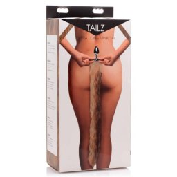 Tailz Extra Long Mink Tail Metal Anal Plug (EXTRA VEľKý CHVOST)