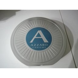 Prázdna Plechová krabica Azzaro Chrome, Priemer 26cm