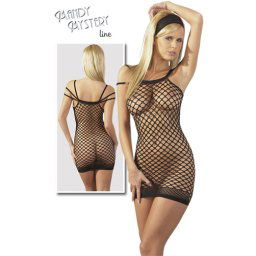 Mandy Mystery lingerie Čierna rybárka