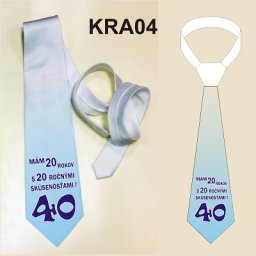 Vtipná kravata k 40 tim narodeninám