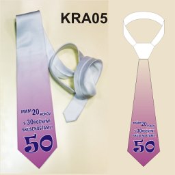 Vtipná kravata k 50 tim narodeninám