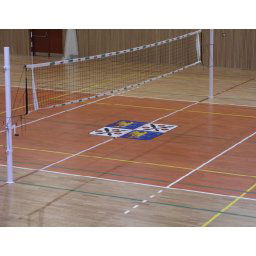 Volejbalové stĺpiky PROFI DOR-SPORT do puzdier - vnútorné, 102 mm (Stĺpiky na volejbal - profi oceľové volejbalové stĺpiky určené do puzdier. Povrchová úprava komaxit, vrátane profi objímok, bez puzdier.)