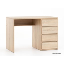 Drevona, PC stolík, 110x60cm, pravý, viac farieb, REA PLAY, POLO 2