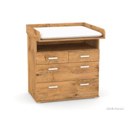 Drevona, Komoda, 87cm, zásuvková, prebalovací pult, lancelot, REA MICKEY