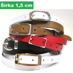 Dámsky opasok úzky - šírka 1,5 cm