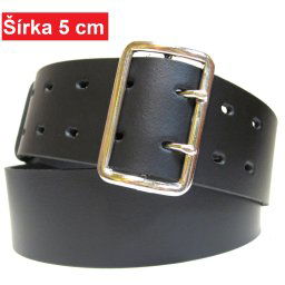 Služobný kožený opasok 5 cm