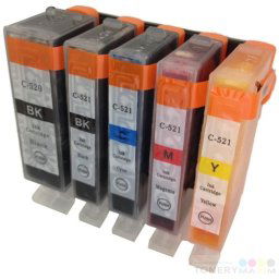 Náplne Canon PGI-520 - Multipack 5 alternatívnych náplní