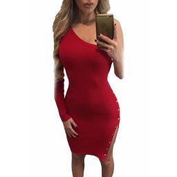Bodycon šaty - červené