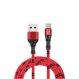 USB Type C - USB kábel pre mobil v Bamboo dizajne a dĺžkou 1 meter