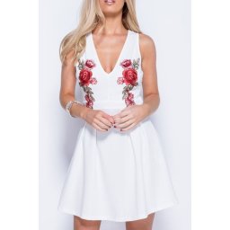 Dámske biele šaty Rose