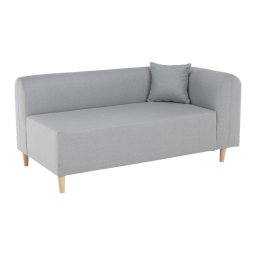 Kondela Pohovka, látka sivá, pravá, BROKEN