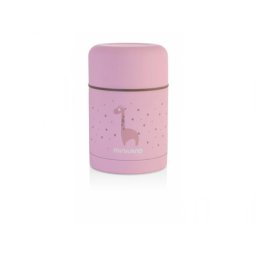 MINILAND Miniland Termoska Silky na jedlo Pink 600ml