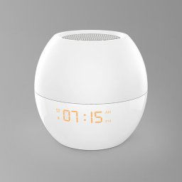 Budík s LED a reproduktorom s Wifi + Bluetooth (kompatibilný s Alexou)