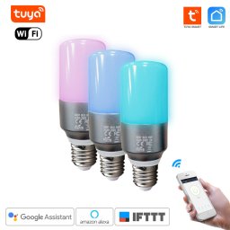 Inteligentná WiFi RGB Žiarovka Tuya Smart Life E27 Sviečka