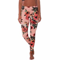 Legíny Floral - ružové
