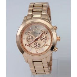 Dámske hodinky Geneva Massive - zlaté Rose Gold