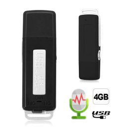 Diktafón skrytý v USB kľúči s 4GB pamäťou
