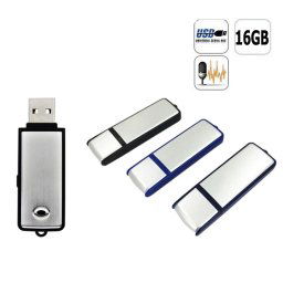 Diktafon - špionážny audio USB flash disk rekordér s kapacitou 16GB