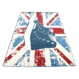 Koberec Union Jack tenisky